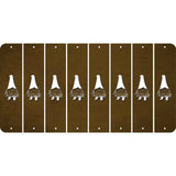 Brown Oil Rubbed Cut Fun Strips (Set of 8) GNOME