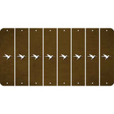 Brown Oil Rubbed Cut Fun Strips (Set of 8) HUMMINGBIRD