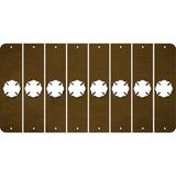 Brown Oil Rubbed Cut Fun Strips (Set of 8) MALTESE CROSS