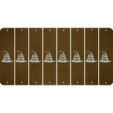 Brown Oil Rubbed Cut Fun Strips (Set of 8) GADSDEN SNAKE