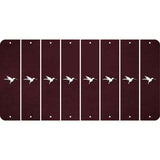 Burgundy Oil Rubbed Cut Fun Strips (Set of 8) HUMMINGBIRD