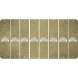 Gold Oil Rubbed Cut Fun Strips (Set of 8) HOT ROD