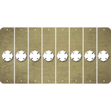 Gold Oil Rubbed Cut Fun Strips (Set of 8) MALTESE CROSS