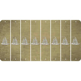 Gold Oil Rubbed Cut Fun Strips (Set of 8) GADSDEN SNAKE