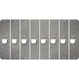 Gray Oil Rubbed Cut Fun Strips (Set of 8) COFFEE MUG