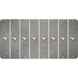 Gray Oil Rubbed Cut Fun Strips (Set of 8) HUMMINGBIRD