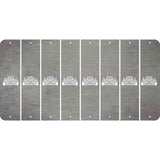 Gray Oil Rubbed Cut Fun Strips (Set of 8) HOT ROD