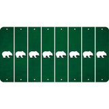 Green Oil Rubbed Cut Fun Strips (Set of 8) BEER MUG