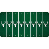 Green Oil Rubbed Cut Fun Strips (Set of 8) ELK