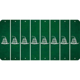 Green Oil Rubbed Cut Fun Strips (Set of 8) GADSDEN SNAKE