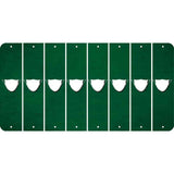 Green Oil Rubbed Cut Fun Strips (Set of 8) MASK