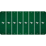 Green Oil Rubbed Cut Fun Strips (Set of 8) HUMMINGBIRD