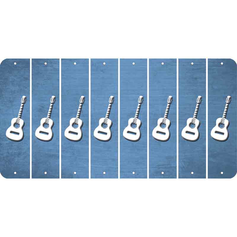Light Blue Oil Rubbed Cut Fun Strips (Set of 8) ANCHOR