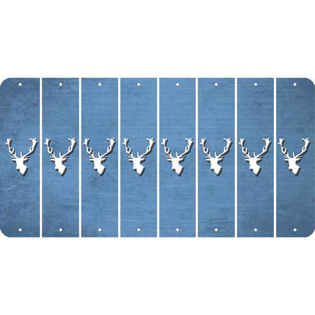 Light Blue Oil Rubbed Cut Fun Strips (Set of 8) ELK