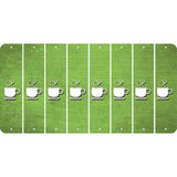 Lime Green Oil Rubbed Cut Fun Strips (Set of 8) COFFEE MUG