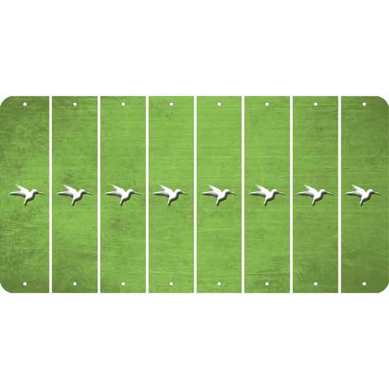 Lime Green Oil Rubbed Cut Fun Strips (Set of 8) HUMMINGBIRD