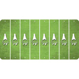 Lime Green Oil Rubbed Cut Fun Strips (Set of 8) GNOME