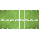 Lime Green Oil Rubbed Cut Fun Strips (Set of 8) HOT ROD