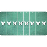 Mint Oil Rubbed Cut Fun Strips (Set of 8) BUTTERFLY