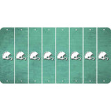 Mint Oil Rubbed Cut Fun Strips (Set of 8) FOOTBALL HELMET