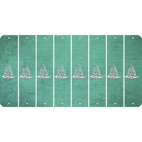 Mint Oil Rubbed Cut Fun Strips (Set of 8) GADSDEN SNAKE