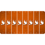 Orange Oil Rubbed Cut Fun Strips (Set of 8) DOVE