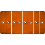 Orange Oil Rubbed Cut Fun Strips (Set of 8) HUMMINGBIRD