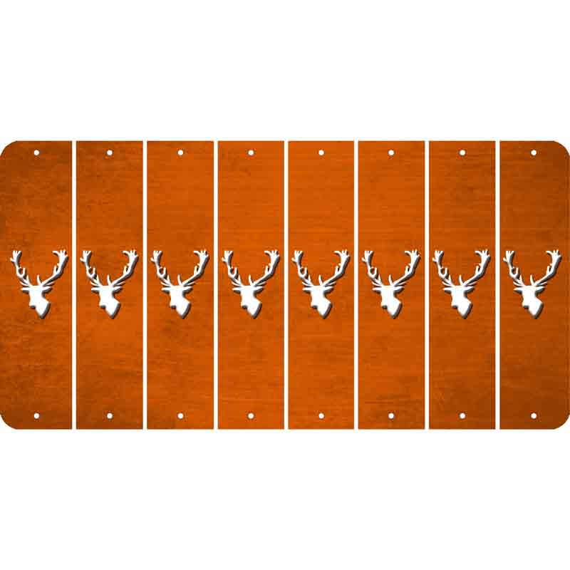 Orange Oil Rubbed Cut Fun Strips (Set of 8) ELK