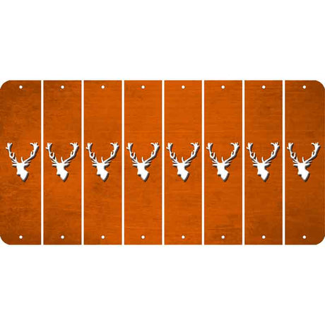 Orange Oil Rubbed Cut Fun Strips (Set of 8) ELK