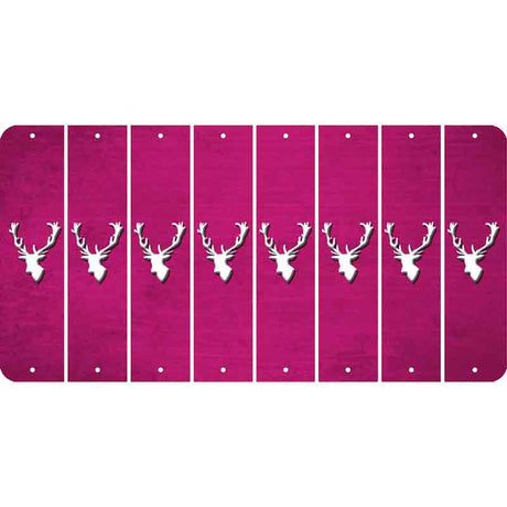 Pink Oil Rubbed Cut Fun Strips (Set of 8) ELK