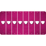 Pink Oil Rubbed Cut Fun Strips (Set of 8) MASK