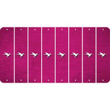 Pink Oil Rubbed Cut Fun Strips (Set of 8) HUMMINGBIRD