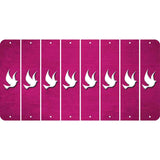 Pink Oil Rubbed Cut Fun Strips (Set of 8) DOVE