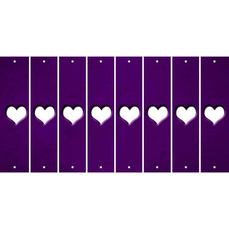 Purple Oil Rubbed Cut Fun Strips (Set of 8) ?