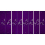 Purple Oil Rubbed Cut Fun Strips (Set of 8) BABY BOY