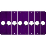 Purple Oil Rubbed Cut Fun Strips (Set of 8) MALTESE CROSS