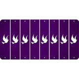 Purple Oil Rubbed Cut Fun Strips (Set of 8) DOVE