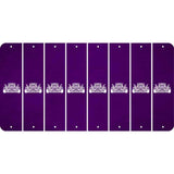 Purple Oil Rubbed Cut Fun Strips (Set of 8) HOT ROD