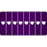 Purple Oil Rubbed Cut Fun Strips (Set of 8) MASK