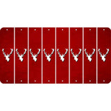 Red Oil Rubbed Cut Fun Strips (Set of 8) ELK