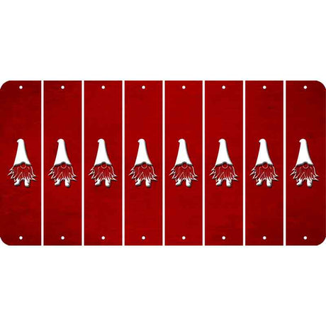 Red Oil Rubbed Cut Fun Strips (Set of 8) GNOME