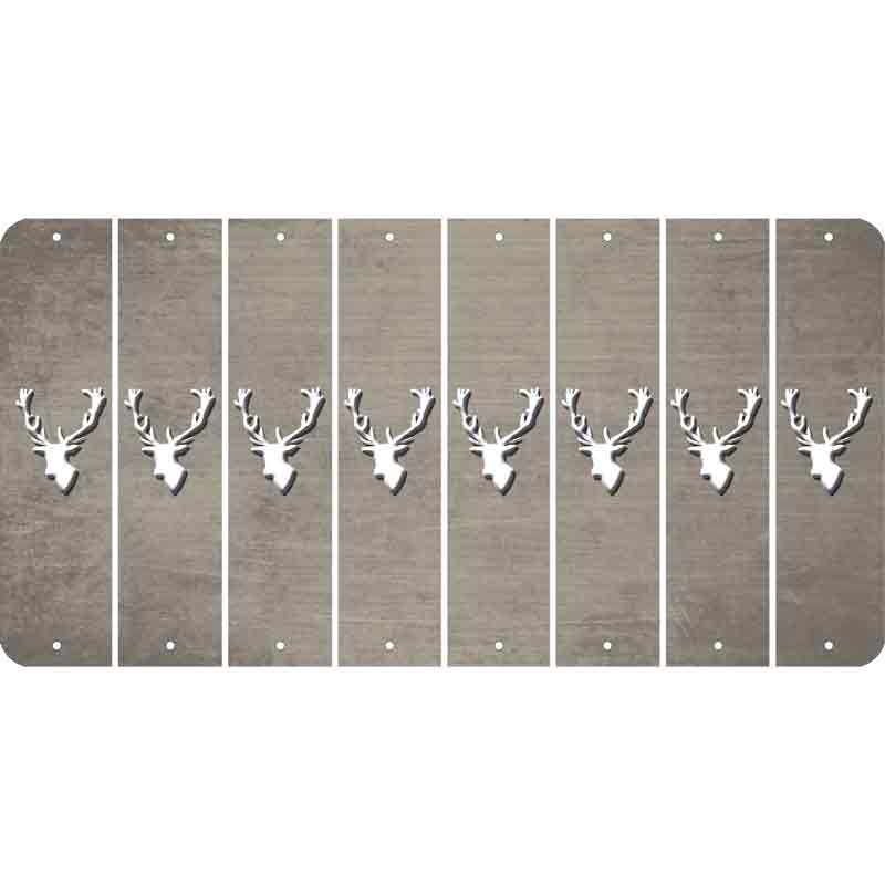 Tan Oil Rubbed Cut Fun Strips (Set of 8) ELK