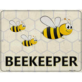 Beekeeper Metal Novelty Parking Sign
