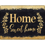 Home Sweet Home Glitter Novelty Metal Parking Sign