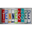 Tennessee License Plate Art Metal Novelty License Plate