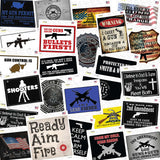 2nd Amendment 50 Piece Wholesale Novelty Assorted Sticker Decal Pack