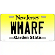New Jersey Novelty State Blank Metal License Plate