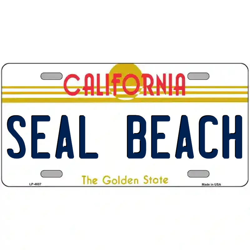 California Golden State Plate Novelty State Blank Metal License Plate
