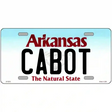 Arkansas State Novelty Metal License Plate
