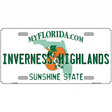 Florida State Blank Novelty Metal License Plate